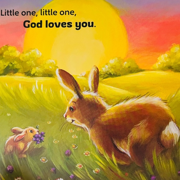 Little One, God Loves You Baby Board Book - Picture 4 of 5